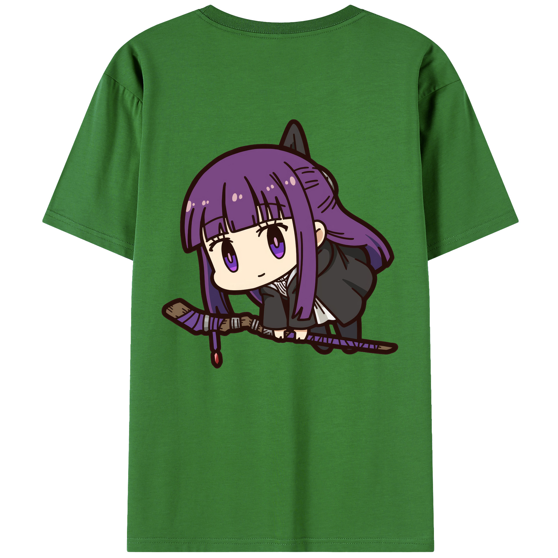 （画像用） 葬送のフリーレン Frieren レディース半袖Tシャツ(バックプリント)